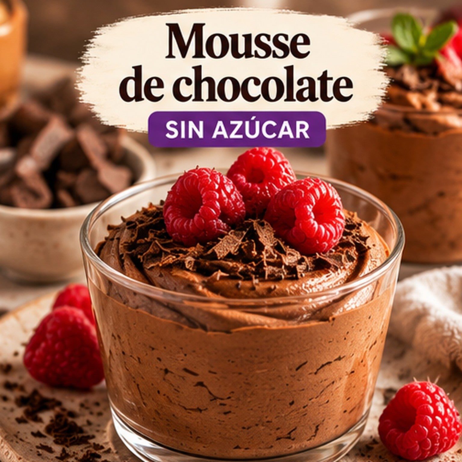 Mousse de chocolate